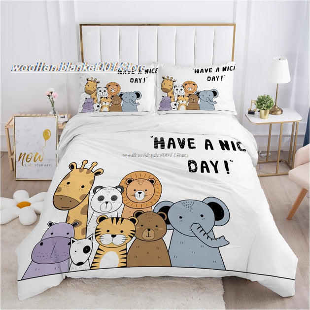 Safari: Jungle Animals Bedding - Explore the Wild-GraffitiWallArt