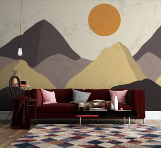 Scandinavian Wallpaper Mural: Transform Your Space-GraffitiWallArt