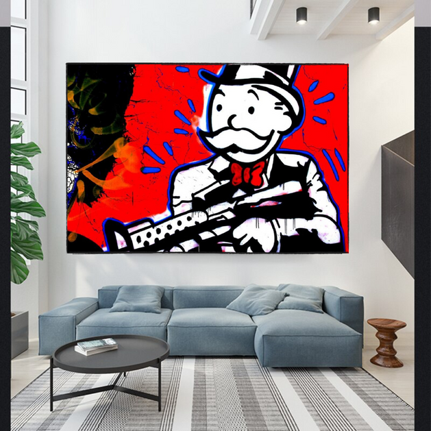 Scarface: Mr Monopoly Wall Art – Decorate with Class-GraffitiWallArt