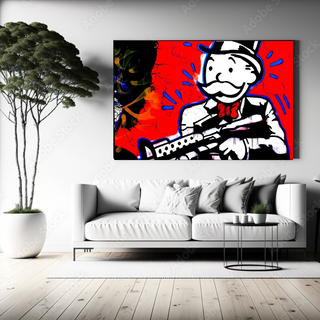 Scarface: Mr Monopoly Wall Art – Decorate with Class-GraffitiWallArt