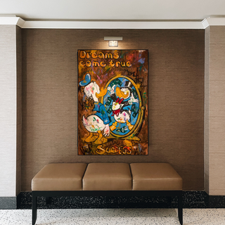 Scrooge McDuck Dreams Come True Millionaire Wall Art Poster-GraffitiWallArt