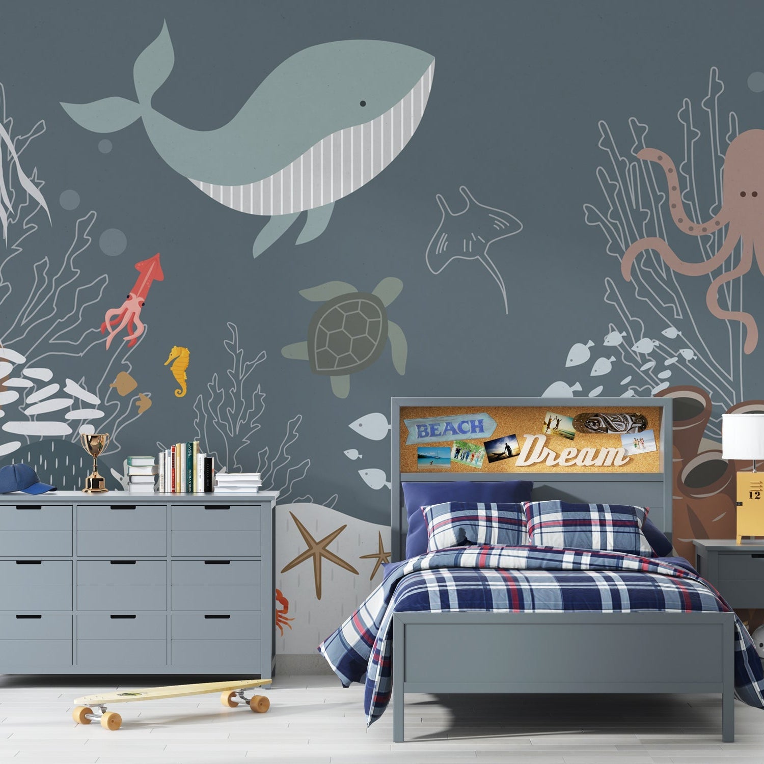 Sealife Adventure - Kids Nursery Wallpaper Mural-GraffitiWallArt