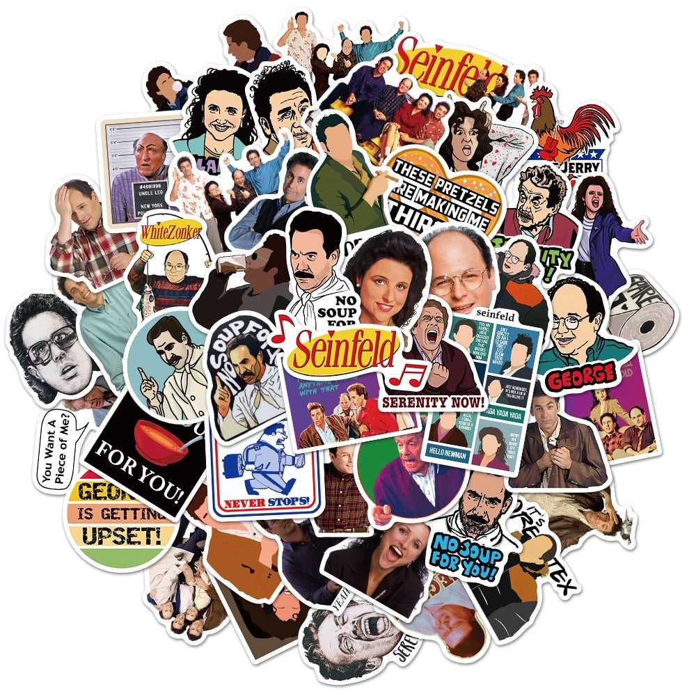 Seinfeld Stickers Pack - Famous Bundle Waterproof-GraffitiWallArt