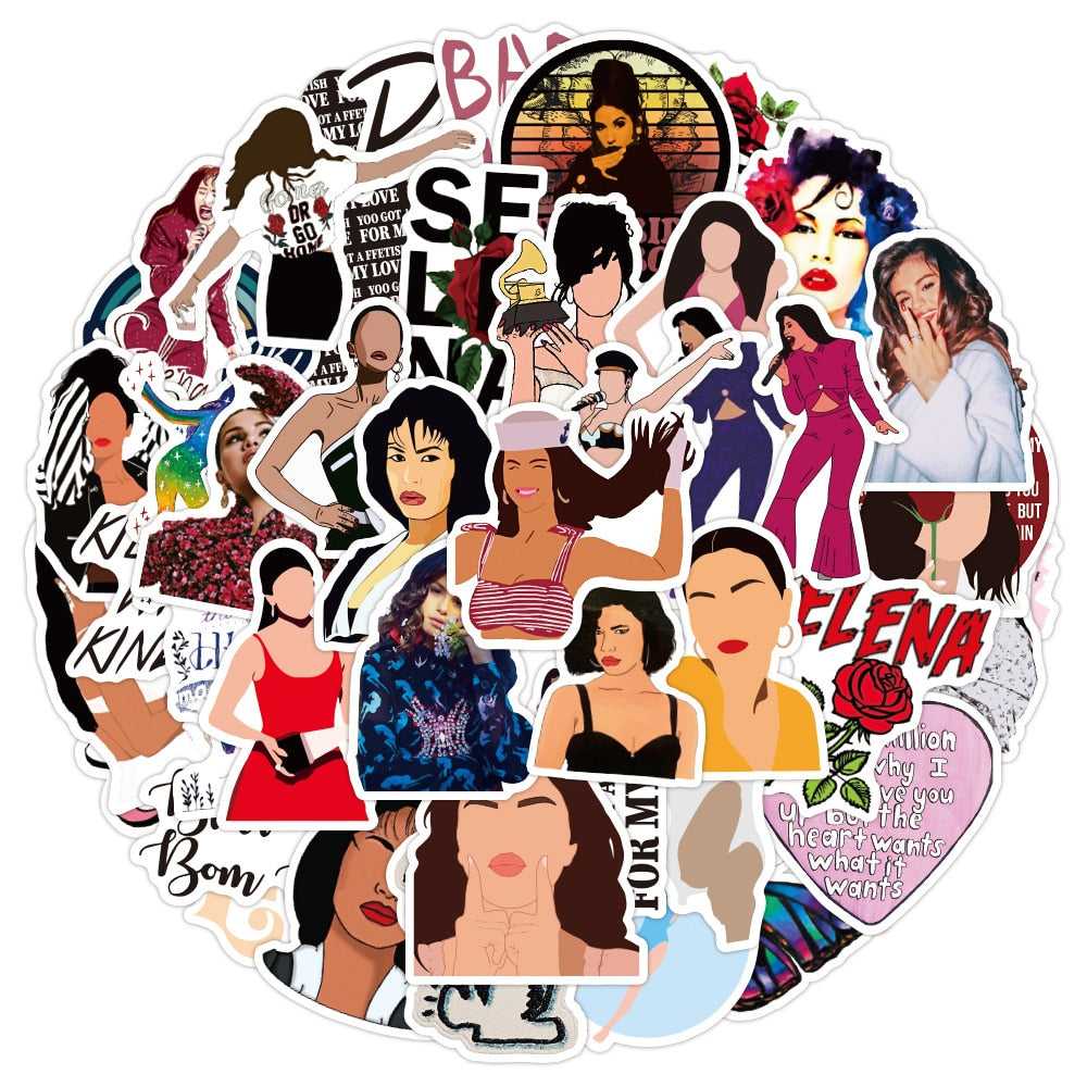 Selena Gomez Stickers-GraffitiWallArt