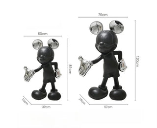 Shake Hand Mickey Statue Premium-GraffitiWallArt