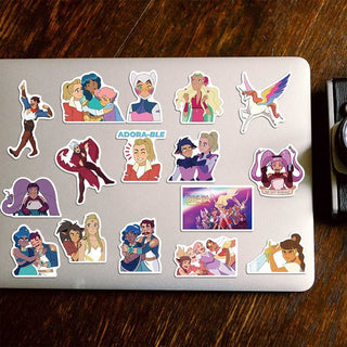 She-Ra Cartoon Stickers - Laptop Water Bottle Decals for Kids-GraffitiWallArt