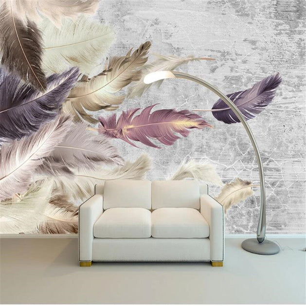 Shine Leaf Wallpaper Murals - Transform Your Space-GraffitiWallArt