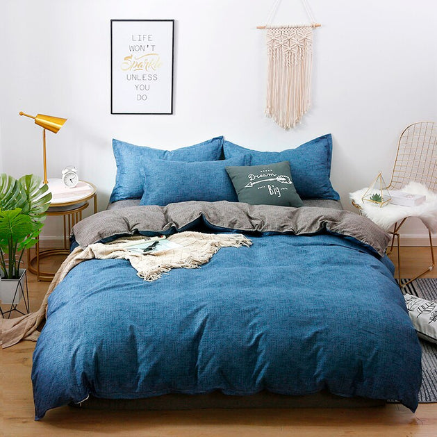 Shop Blue Bedding Set – Comfort and Style in One!-GraffitiWallArt