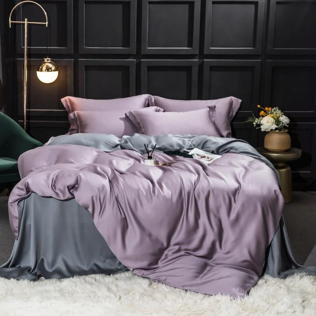 Silk Bedding Set - Luxurious Premium Quality Bedding-GraffitiWallArt