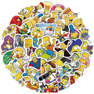 Simpson Stickers Pack: Authentic, Colorful Collection-GraffitiWallArt