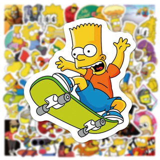 Simpson Stickers Pack: Authentic, Colorful Collection-GraffitiWallArt