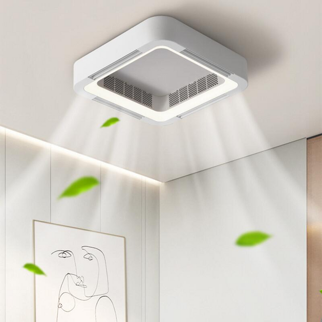 Smart Ceiling Fan with LED Light: Efficient and Modern-GraffitiWallArt