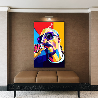 Snoop Famous Singer HipHop Canvas Wall Art-GraffitiWallArt