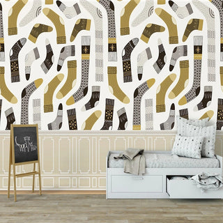 Sockville Wardrobe Room Wallpaper-GraffitiWallArt