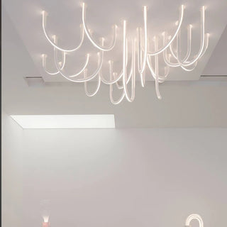 Soft Hose LED Ceiling Chandelier - Illuminate With Elegance-GraffitiWallArt