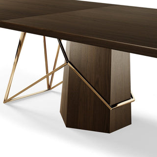 Solid Wood Designer Dining Table-GraffitiWallArt