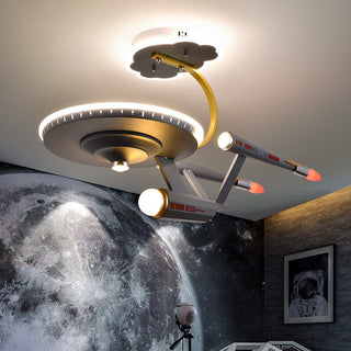 Space Ship Galaxy LED Light for Kids Room-GraffitiWallArt