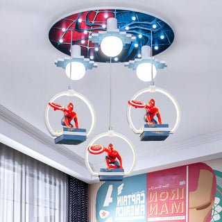 Spiderman LED Hanging Light for Kids Room-GraffitiWallArt