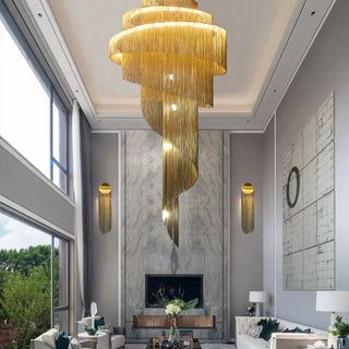 Spiral Chandelier Chain: Quality and Versatile Solution-GraffitiWallArt