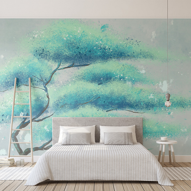 Spread Wide Tree Wallpaper Murals: Stylish Design-GraffitiWallArt