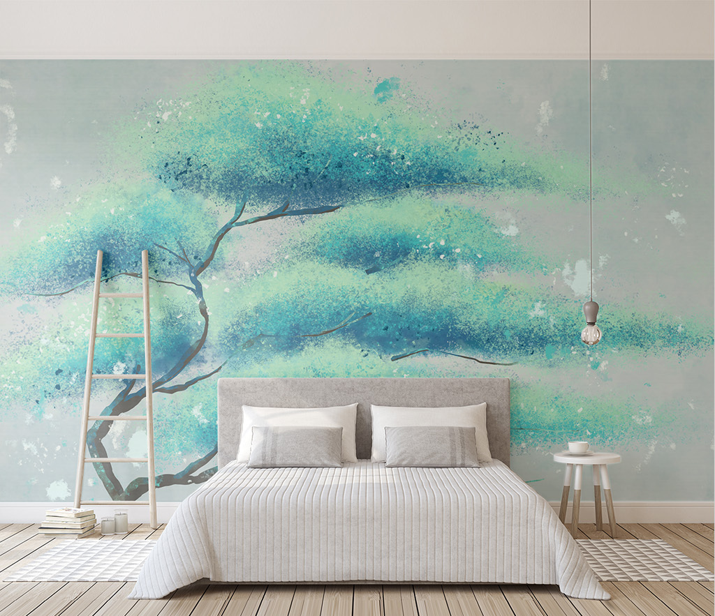 Spread Wide Tree Wallpaper Murals: Stylish Design-GraffitiWallArt