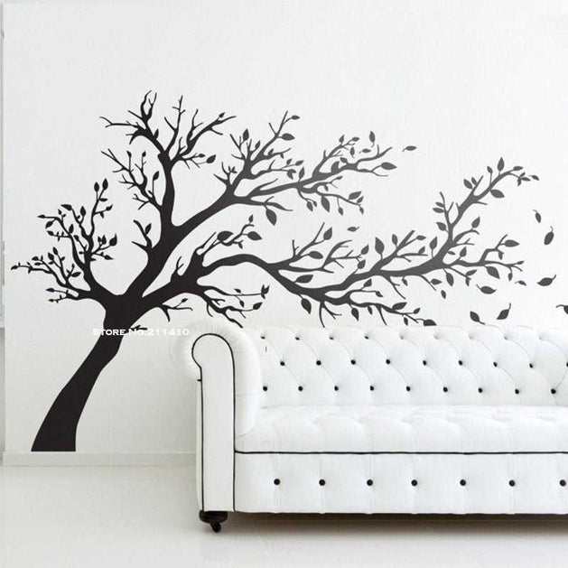 Spring Tree Wall Sticker - Removable Home Decor Decals-GraffitiWallArt