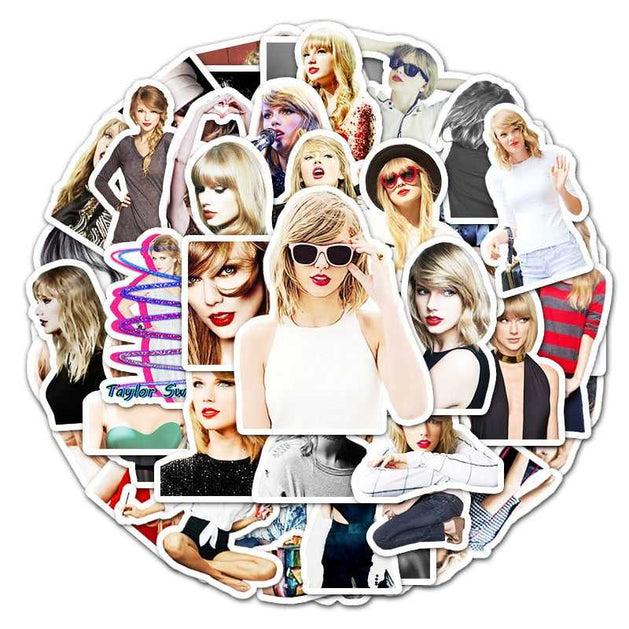 Star Taylor Swift Stickers-GraffitiWallArt