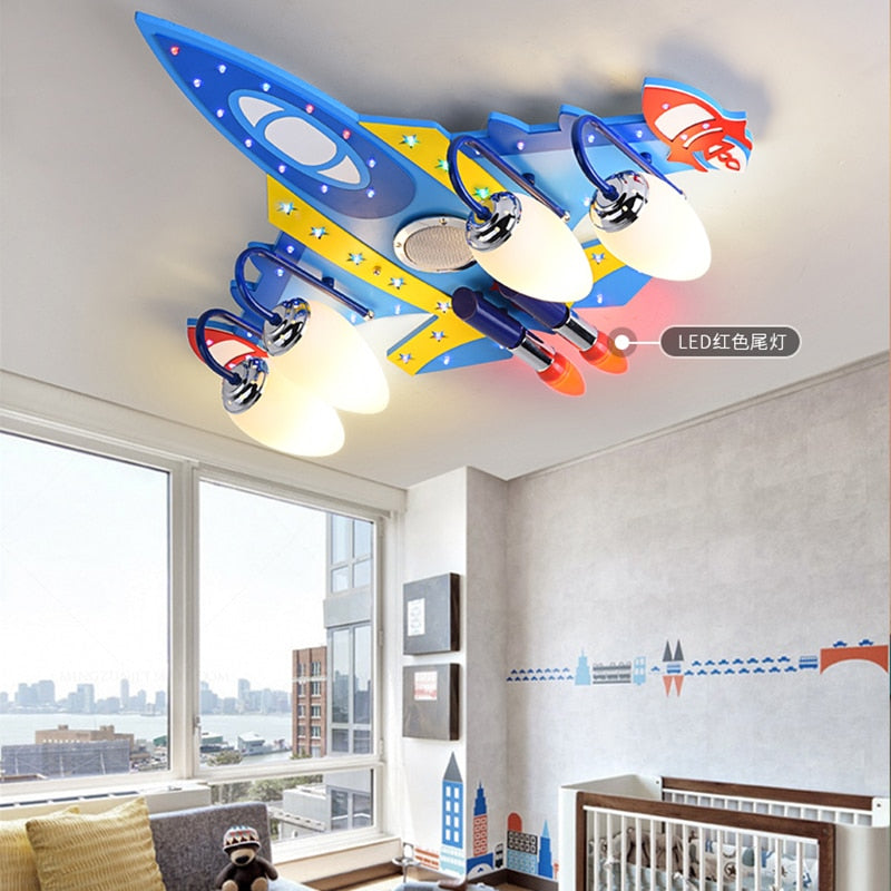 Stylish Plane Chandeliers Light - Illuminate Your Space-GraffitiWallArt