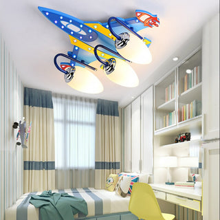 Stylish Plane Chandeliers Light - Illuminate Your Space-GraffitiWallArt