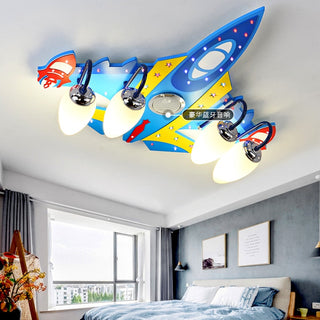 Stylish Plane Chandeliers Light - Illuminate Your Space-GraffitiWallArt