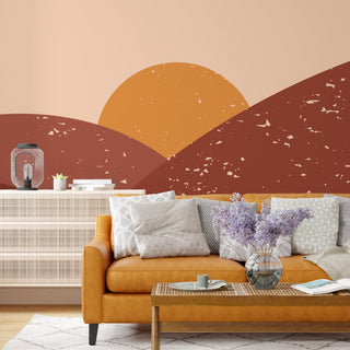 Sunshine Wallpaper Mural: Bring Radiance to Your Space-GraffitiWallArt