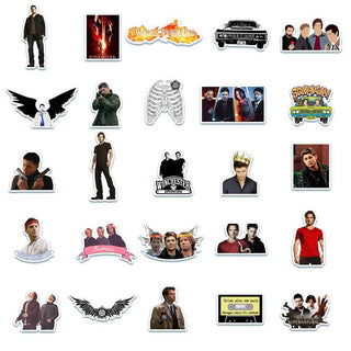 Supernatural Stickers Pack - Famous TV Series Bundle Waterproof-GraffitiWallArt