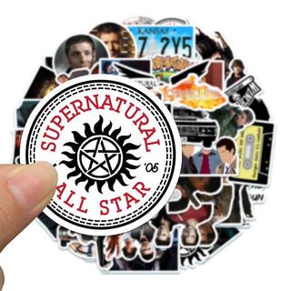 Supernatural Stickers Pack - Famous TV Series Bundle Waterproof-GraffitiWallArt