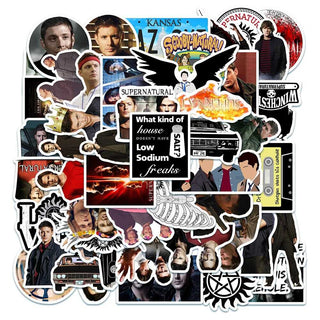 Supernatural Stickers Pack - Famous TV Series Bundle Waterproof-GraffitiWallArt