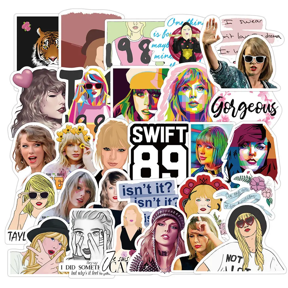 Taylor Swift Stickers Pack-GraffitiWallArt