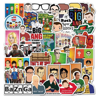 The Big Bang Theory Stickers Pack - Famous and Waterproof Bundle-GraffitiWallArt