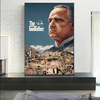 The Godfather Canvas Wall Art: A Classic masterpiece-GraffitiWallArt