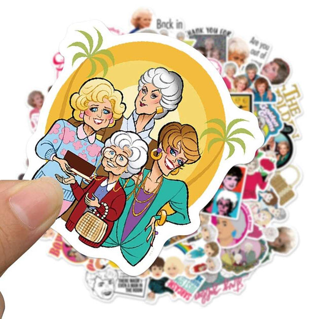 The Golden Girls Stickers Pack - Find Joyful Nostalgia!-GraffitiWallArt