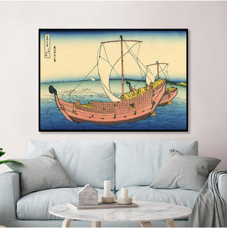 The Great Sailor Boat of Kanagawa Japanese Art Canvas Wall Art-GraffitiWallArt