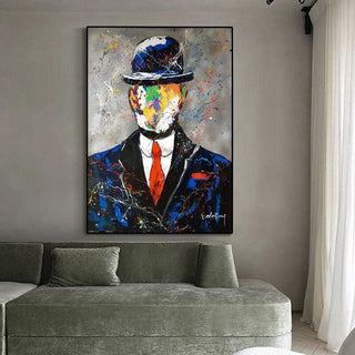 The Son of Man Canvas Wall Art-GraffitiWallArt