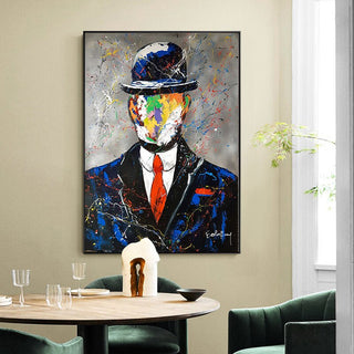 The Son of Man Canvas Wall Art-GraffitiWallArt