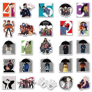 The Umbrella Academy Stickers Pack - Famous Waterproof Bundle-GraffitiWallArt