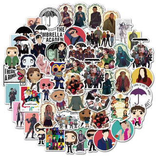 The Umbrella Academy Stickers Pack - Famous Waterproof Bundle-GraffitiWallArt