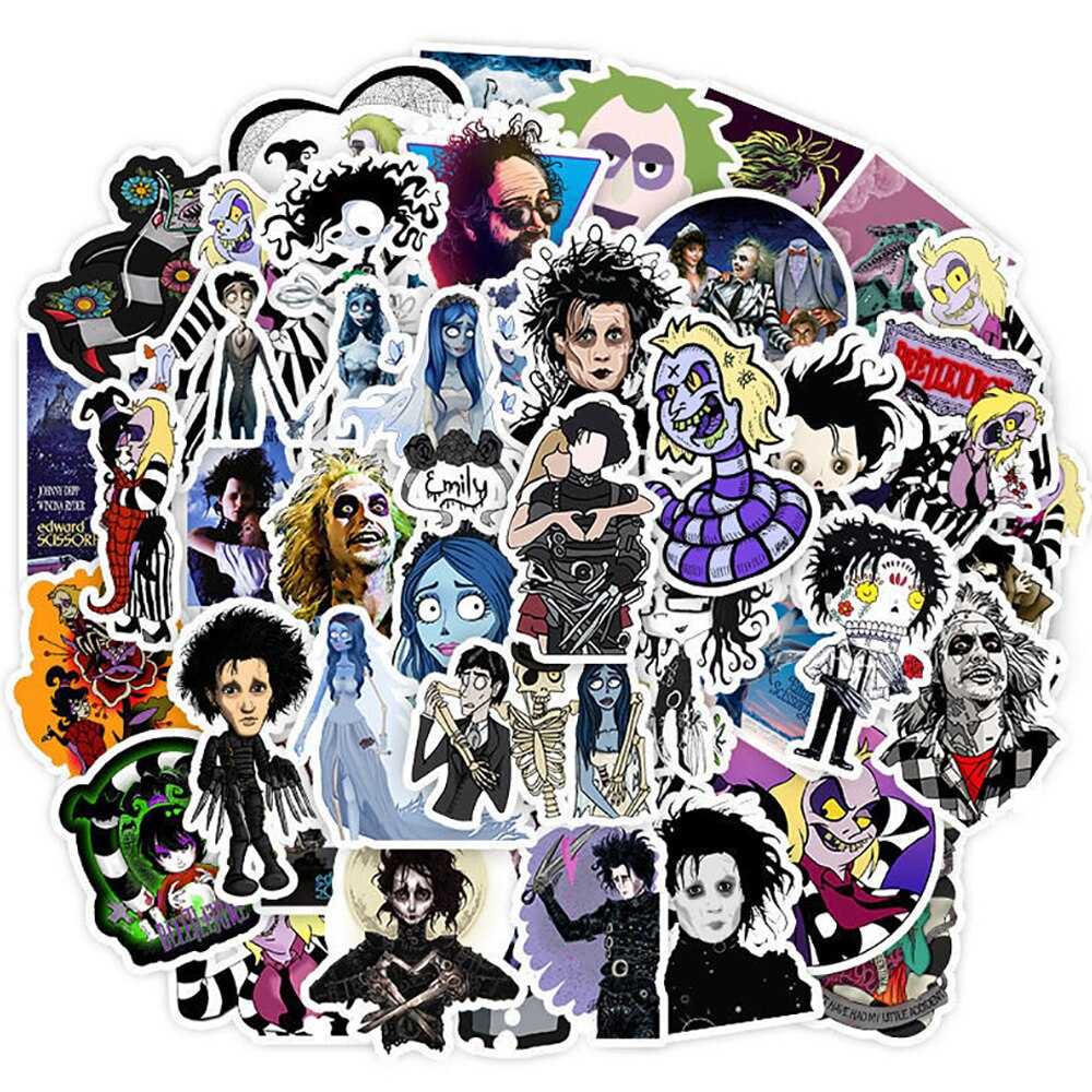 Tim Burton Stickers Pack - Famous Waterproof Bundle-GraffitiWallArt