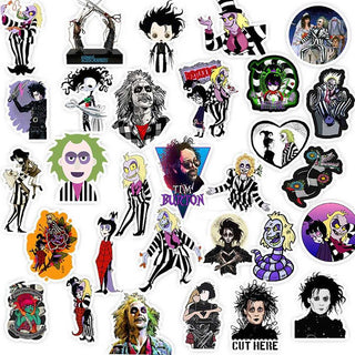 Tim Burton Stickers Pack - Famous Waterproof Bundle-GraffitiWallArt