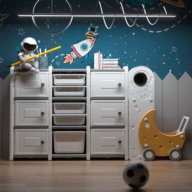 Toys Storage: Astronaut Design Keep Play Things Organized-GraffitiWallArt