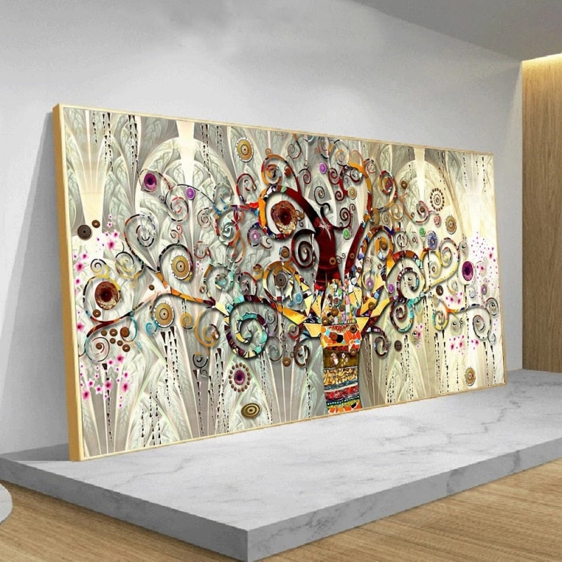 Tree of Life By Gustav Klimt Canvas Wall Art-GraffitiWallArt