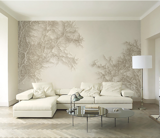 Tree Sketchy Theme Wallpaper Murals: Nature Inspired Design-GraffitiWallArt