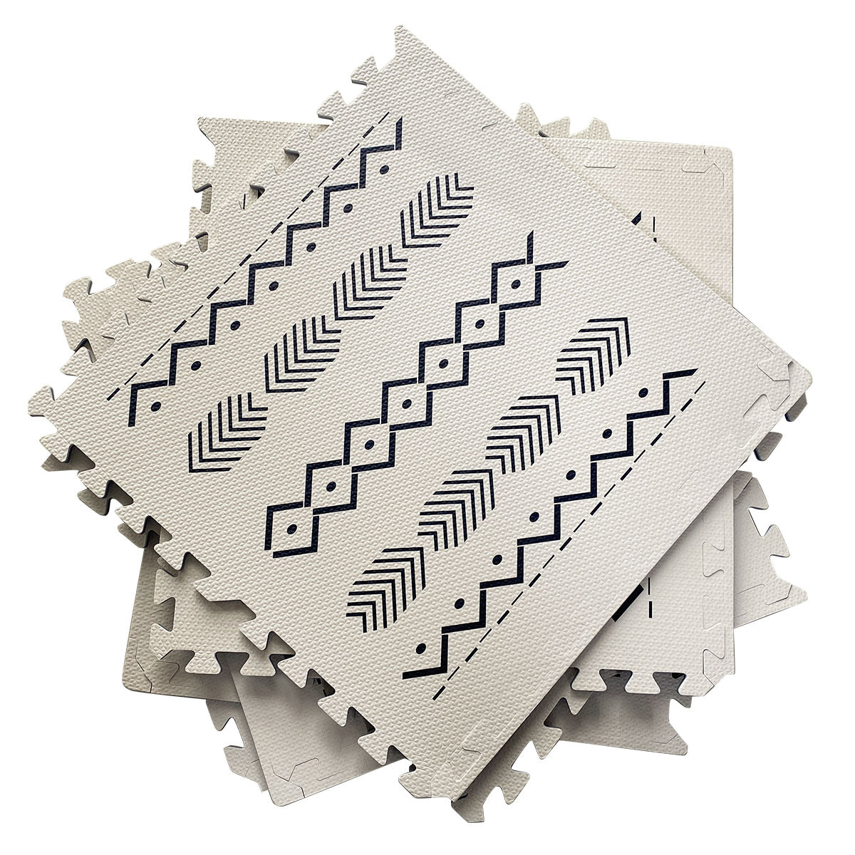 Tribal Design EVA Puzzle Mat Tiles-GraffitiWallArt