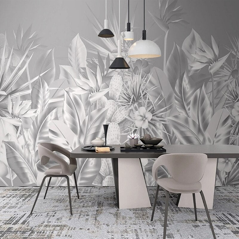 Tropical Wallpaper - Lush Paradise with Exquisite Designs-GraffitiWallArt